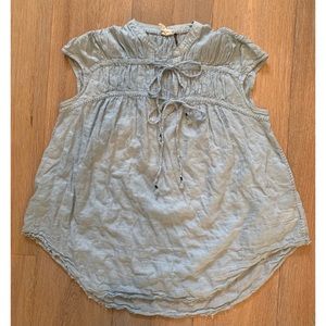 Akemi & Kin (Anthropologie) Gauzy Cotton Top